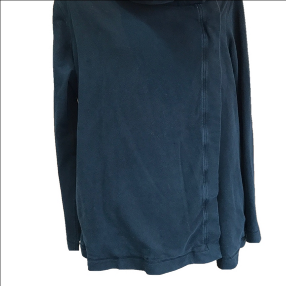 Lululemon Savasana Black Wrap Cardigan Jacket Women Size 8 style W4264S - Picture 7 of 16